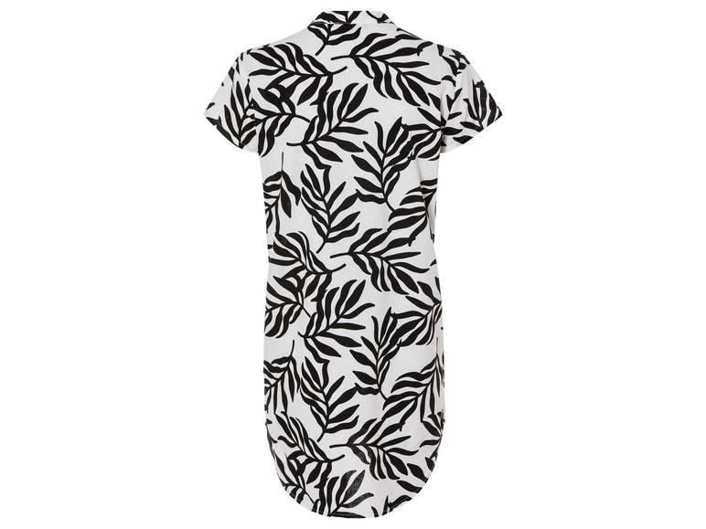 esmara® Damen Leinen-Tunika-Kleid, leger geschnitten Versandkostenfrei