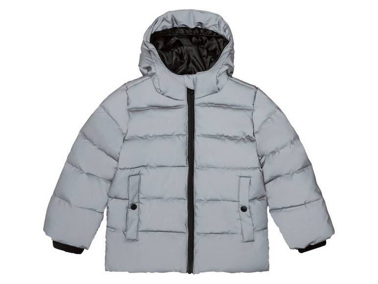 lupilu® Kleinkinder Steppjacke, reflektierend, mit Kapuze Großer Ausverkauf