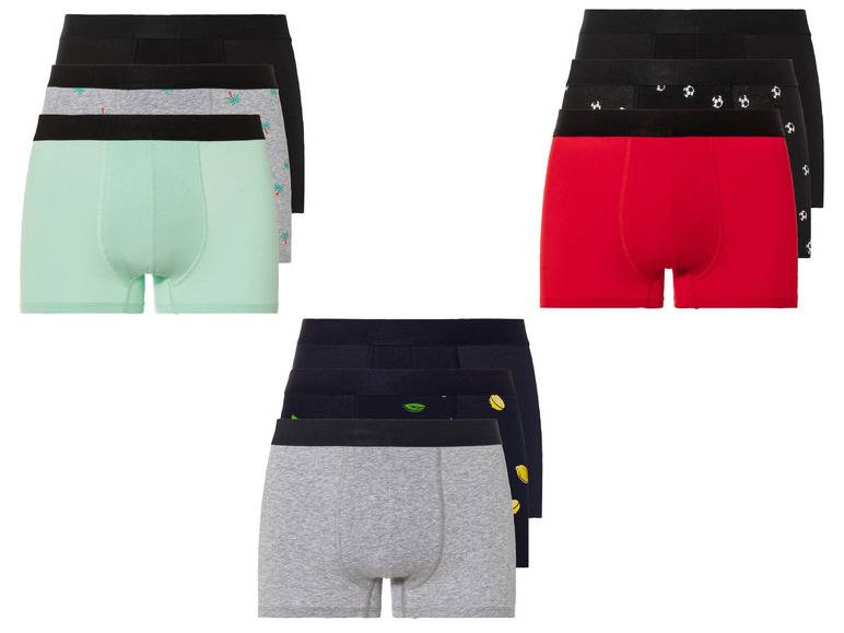 LIVERGY® Herren Boxer, 3 Stück, hoher Baumwollanteil Exklusivangebot