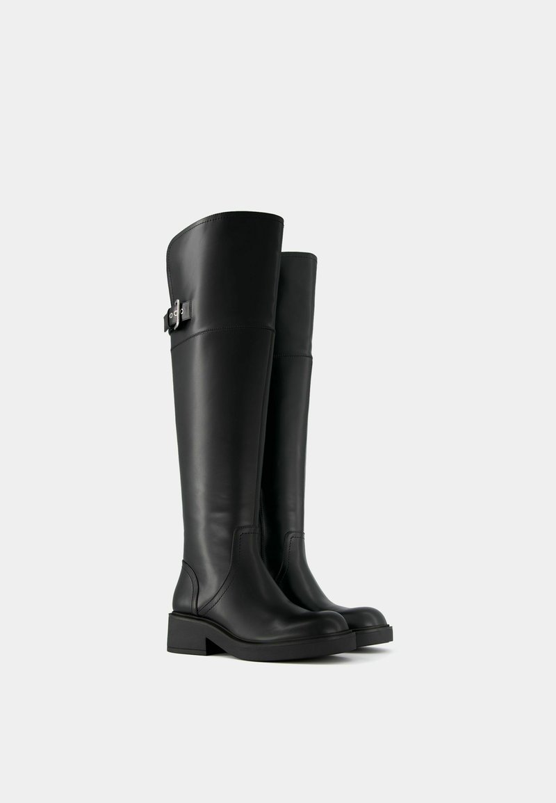 Bershka Bershka Cowboy/Biker boots - black Sonderangebote
