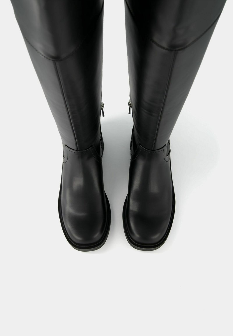 Bershka Bershka Cowboy/Biker boots - black Sonderangebote