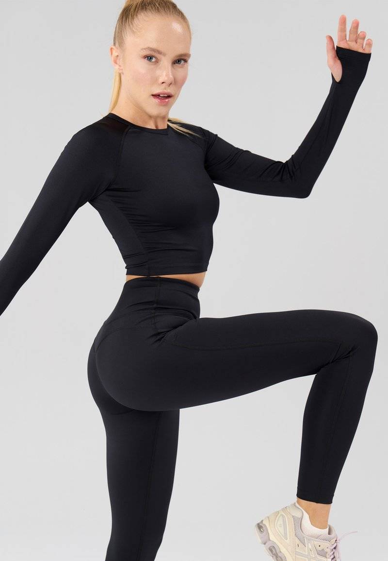 Even&Odd active Even&Odd active Long sleeved top - black Blitzangebot