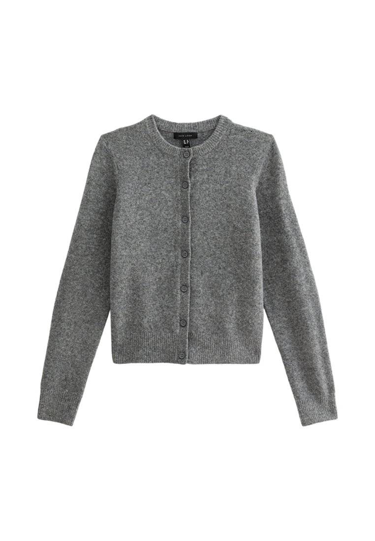 New Look New Look CREW NECK - Cardigan - grey Bestseller