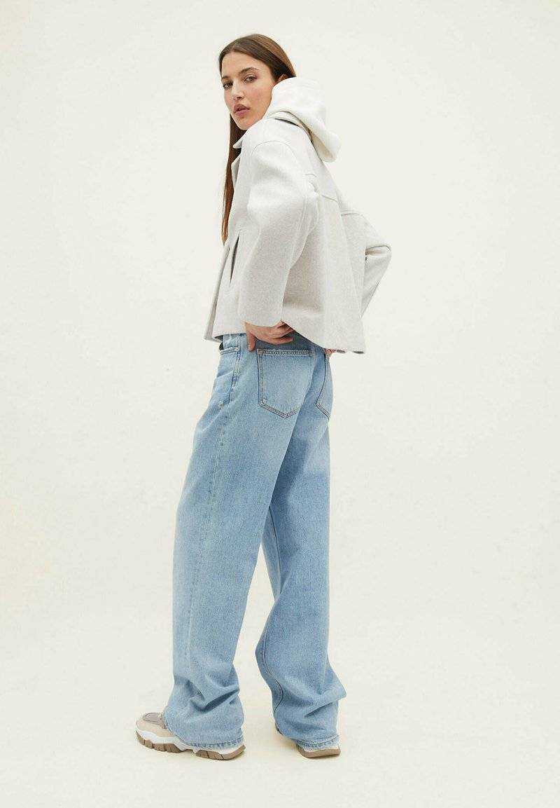 Stradivarius Stradivarius SOFT WRAP - Blazer - stone Sonderangebote