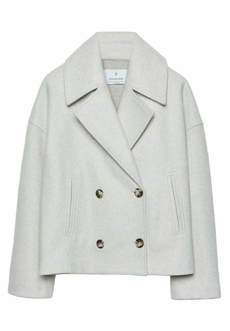 Stradivarius Stradivarius SOFT WRAP - Blazer - stone Sonderangebote