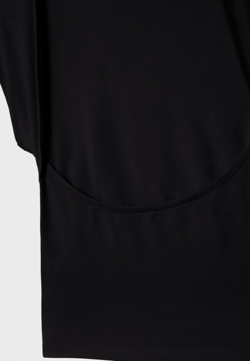 Stradivarius Stradivarius OPEN-BACK - Basic T-shirt - black Riesige Ersparnisse