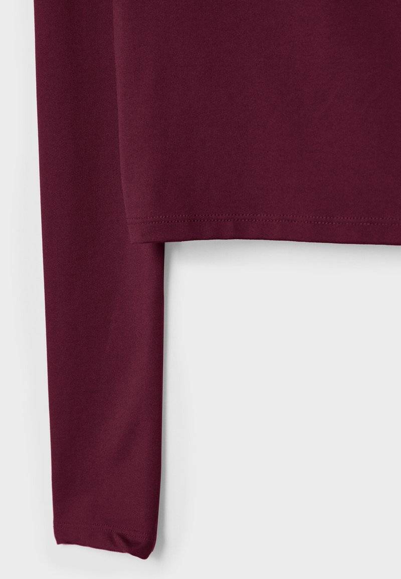 Stradivarius Stradivarius Long sleeved top - bordeaux VIP-Rabatte