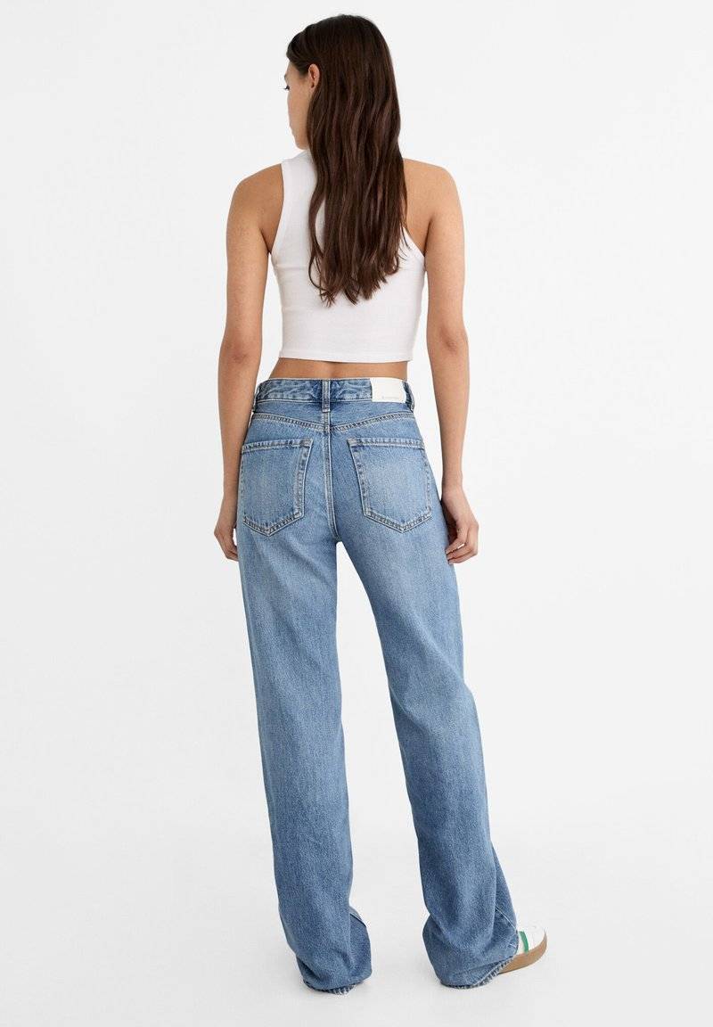 Stradivarius Stradivarius Straight leg jeans - light blue Super Sparpreis