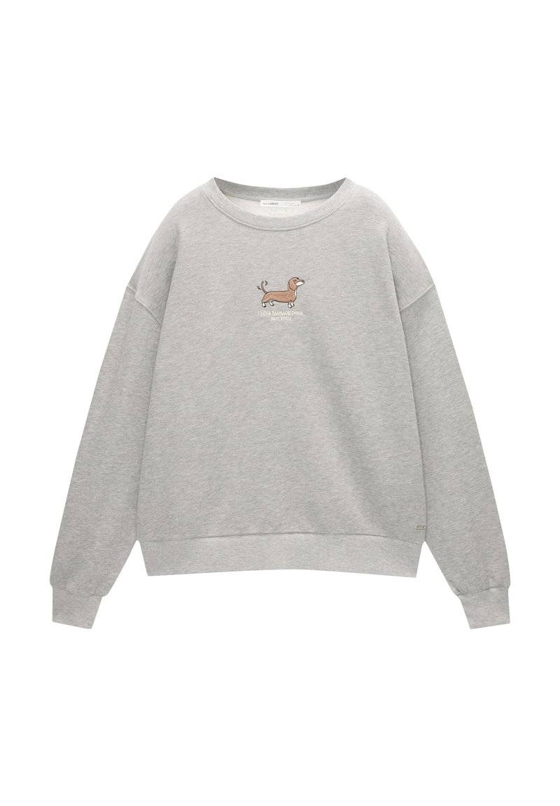 PULL&BEAR PULL&BEAR DOG - Sweatshirt - grey Zeitbegrenzte Promotion