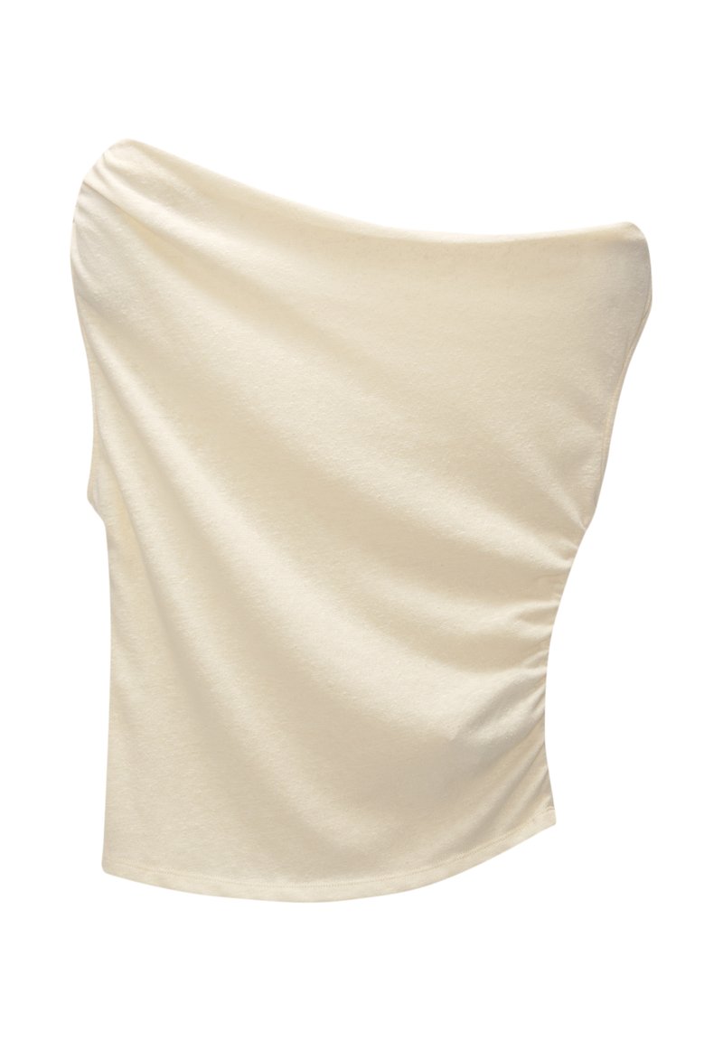 PULL&BEAR PULL&BEAR ASYMMETRIC RUSTIC - Top - beige Bis zu 50% Rabatt