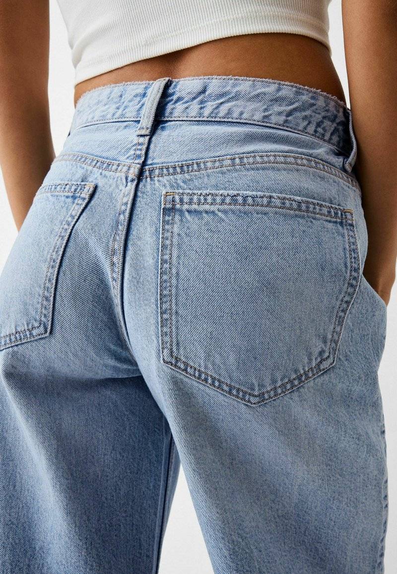 Bershka Bershka WIDE-LEG - Relaxed fit jeans Bis zu 65% Rabatt