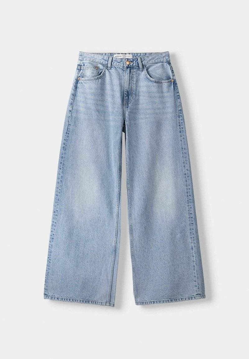 Bershka Bershka WIDE-LEG - Relaxed fit jeans Bis zu 65% Rabatt