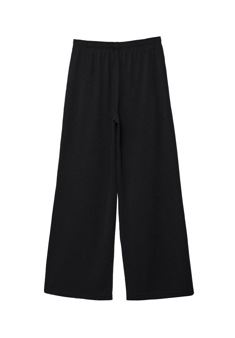Stradivarius Stradivarius WIDE-LEG JOGGER - Tracksuit bottoms - black Bis zu 55% Rabatt