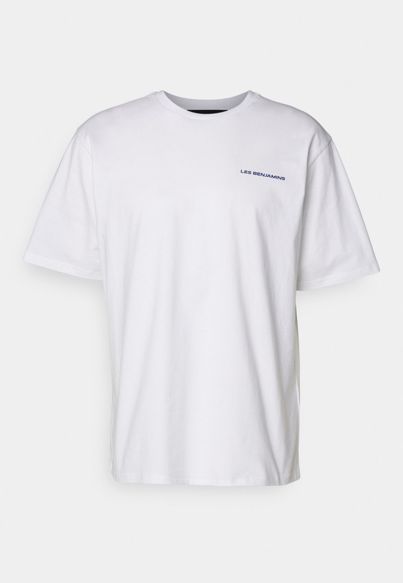 Les Benjamins Les Benjamins RELAXED TEE UNISEX - Print T-shirt - white Super Rabatt