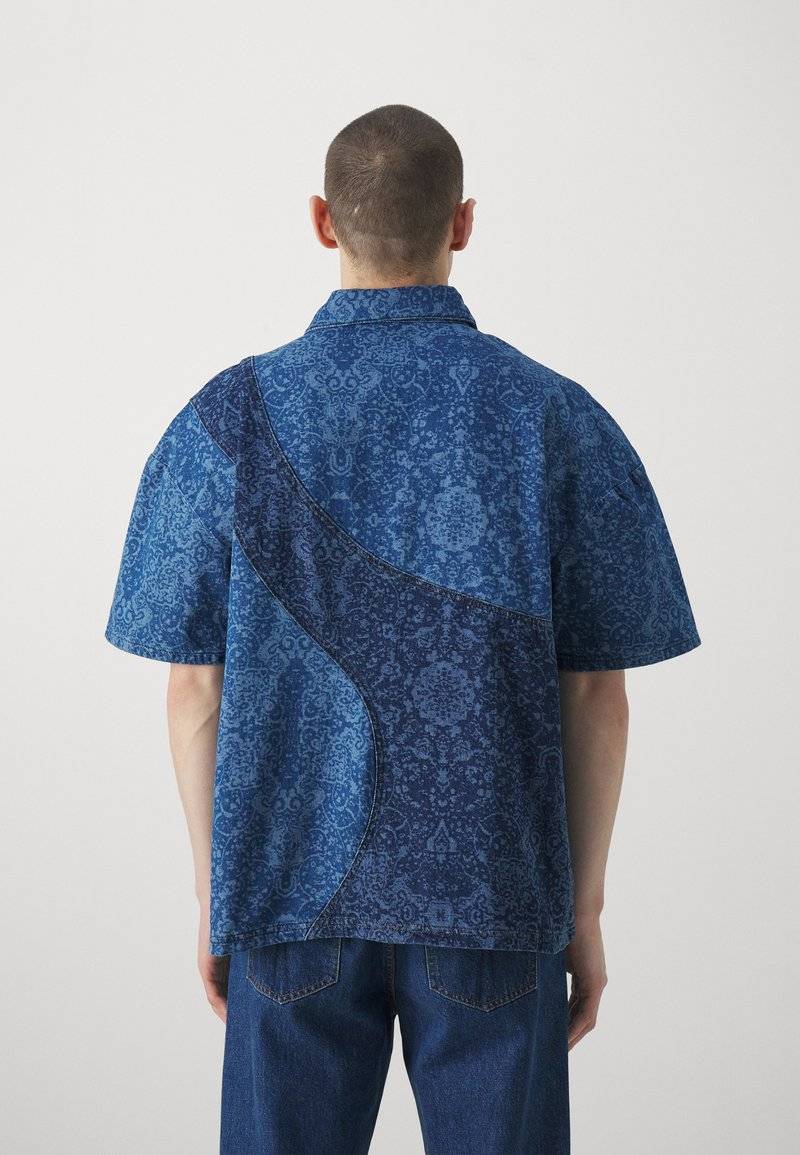 Les Benjamins Les Benjamins TEE UNISEX - Button-down blouse - blue Kostenloser Versand international