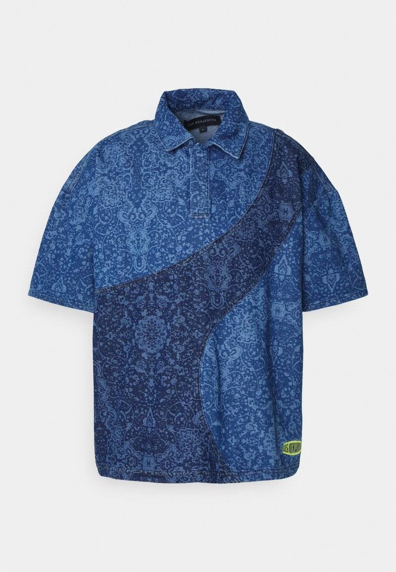 Les Benjamins Les Benjamins TEE UNISEX - Button-down blouse - blue Kostenloser Versand international