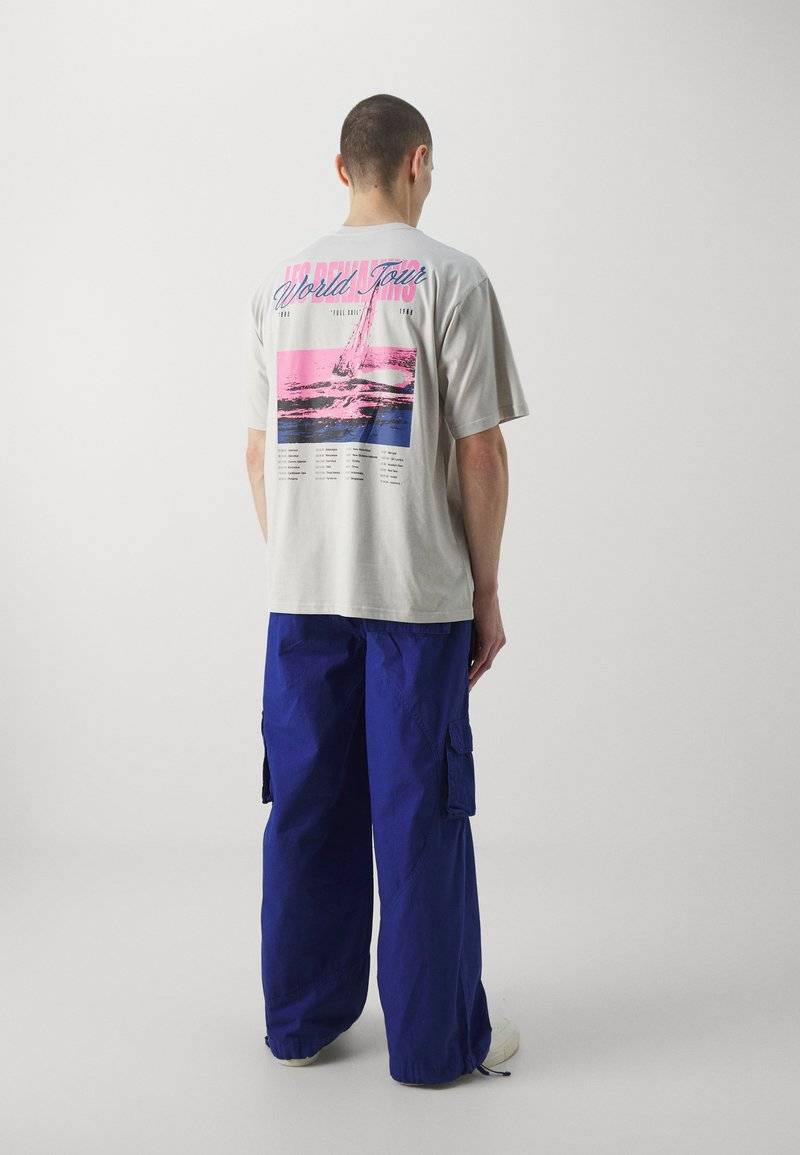 Les Benjamins Les Benjamins PANT UNISEX - Cargo trousers - blue 50% Rabatt für begrenzte Zeit