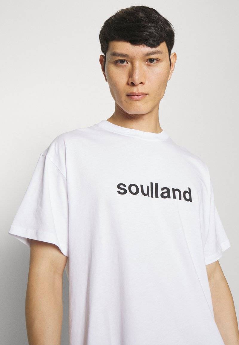 Soulland Soulland OCEAN UNISEX - Print T-shirt - white Auslauf