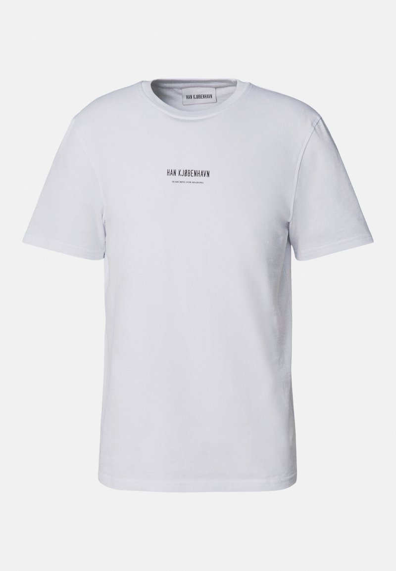 Han Kjøbenhavn Han Kjøbenhavn SHADOWS MOON REGULAR TEE UNISEX - Print T-shirt - white Fabrikverkauf