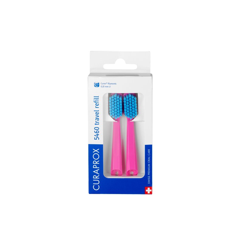 Curaprox Curaprox CS 5460 REFILL FOR TRAVEL SET - Dental care tool - pink Flash Sale