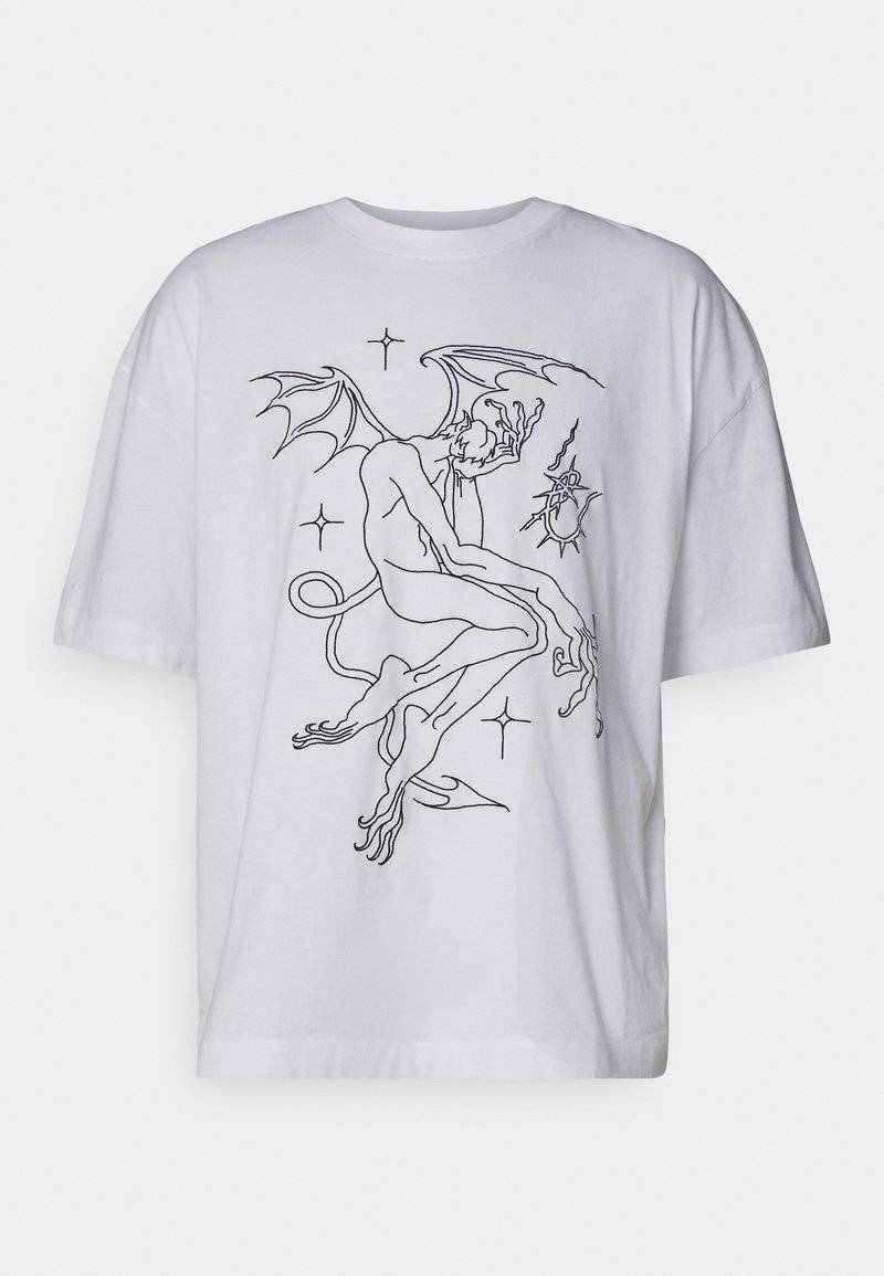 Études Études SPIRIT GUARDIAN UNISEX - Print T-shirt - white Exklusive Angebote