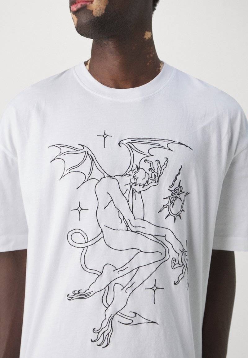 Études Études SPIRIT GUARDIAN UNISEX - Print T-shirt - white Exklusive Angebote
