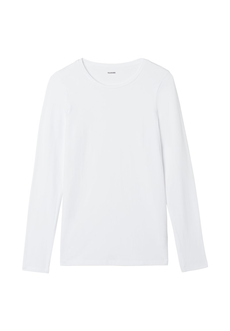 Tezenis Tezenis STRETCH ROUND-NECK - Long sleeved top - bianco Saisonale Angebote