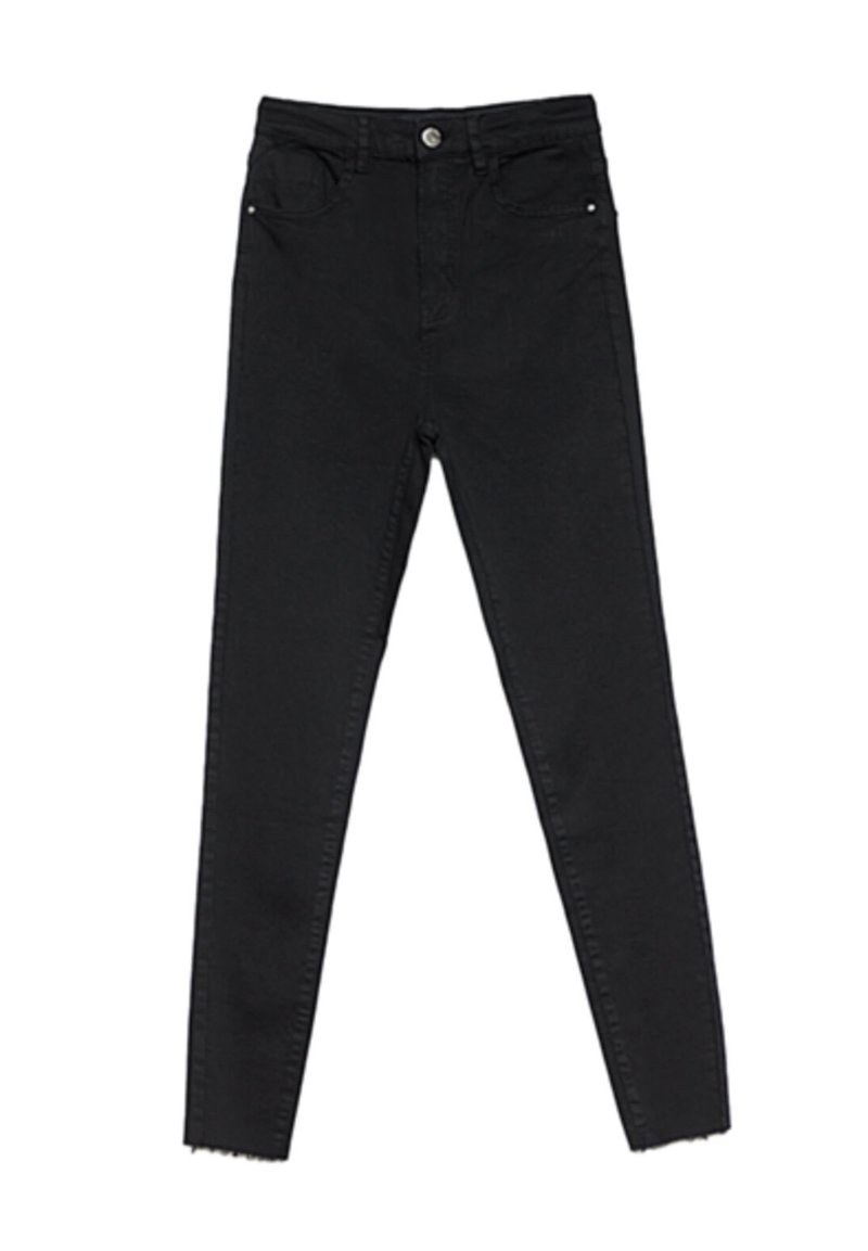 Stradivarius Stradivarius MIT SUPERHOHEM - Jeans Skinny Fit - black Riesige Ersparnisse