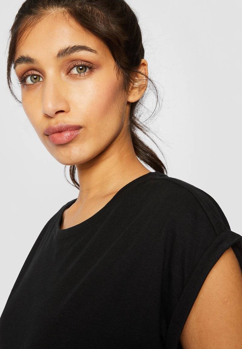 Urban Classics Urban Classics EXTENDED SHOULDER - Basic T-shirt - black Super Sparpreis