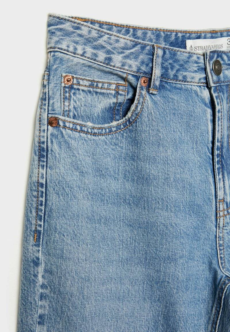 Stradivarius Stradivarius VINTAGE - Straight leg jeans - light blue denim Kostenlose Rückgabe