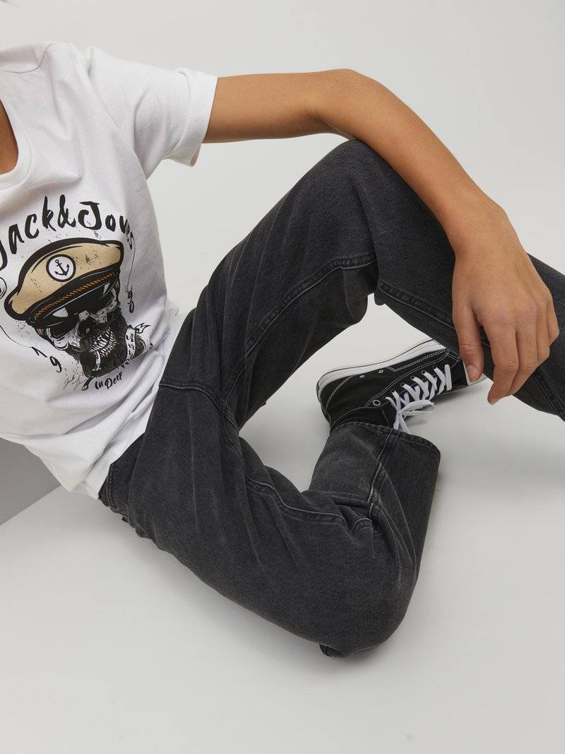 Jack & Jones Junior Jack & Jones Junior JJICHRIS JJORIGINAL - Relaxed fit jeans - black denim Neueste Stile