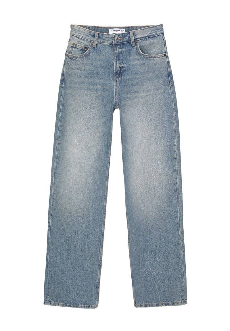 PULL&BEAR PULL&BEAR MID - Straight leg jeans - stone blue denim Letzte 2 Tage