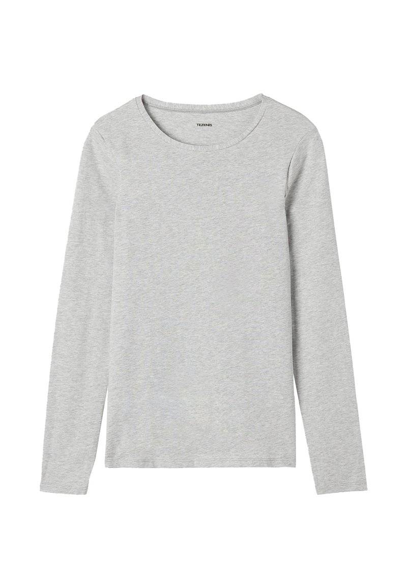 Tezenis Tezenis STRETCH ROUND-NECK - Long sleeved top - grigio melange chiar Bis zu 60% Rabatt