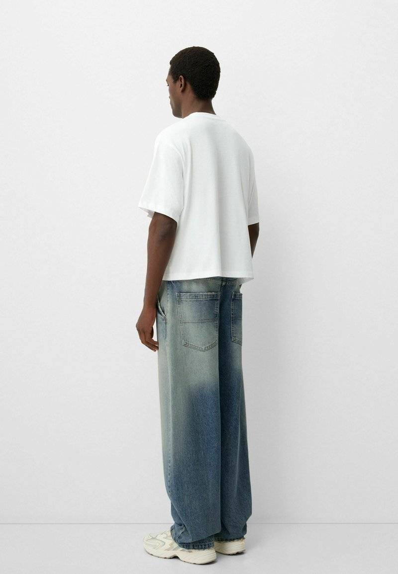 Bershka Bershka Relaxed fit jeans - blue grey Discount Store für neue Produkte