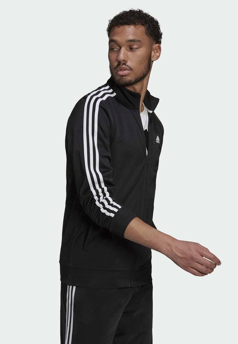 adidas Sportswear adidas Sportswear ESSENTIALS WARM-UP REGULAR 3-STRIPES - Training jacket - black Valentinstagsangebot