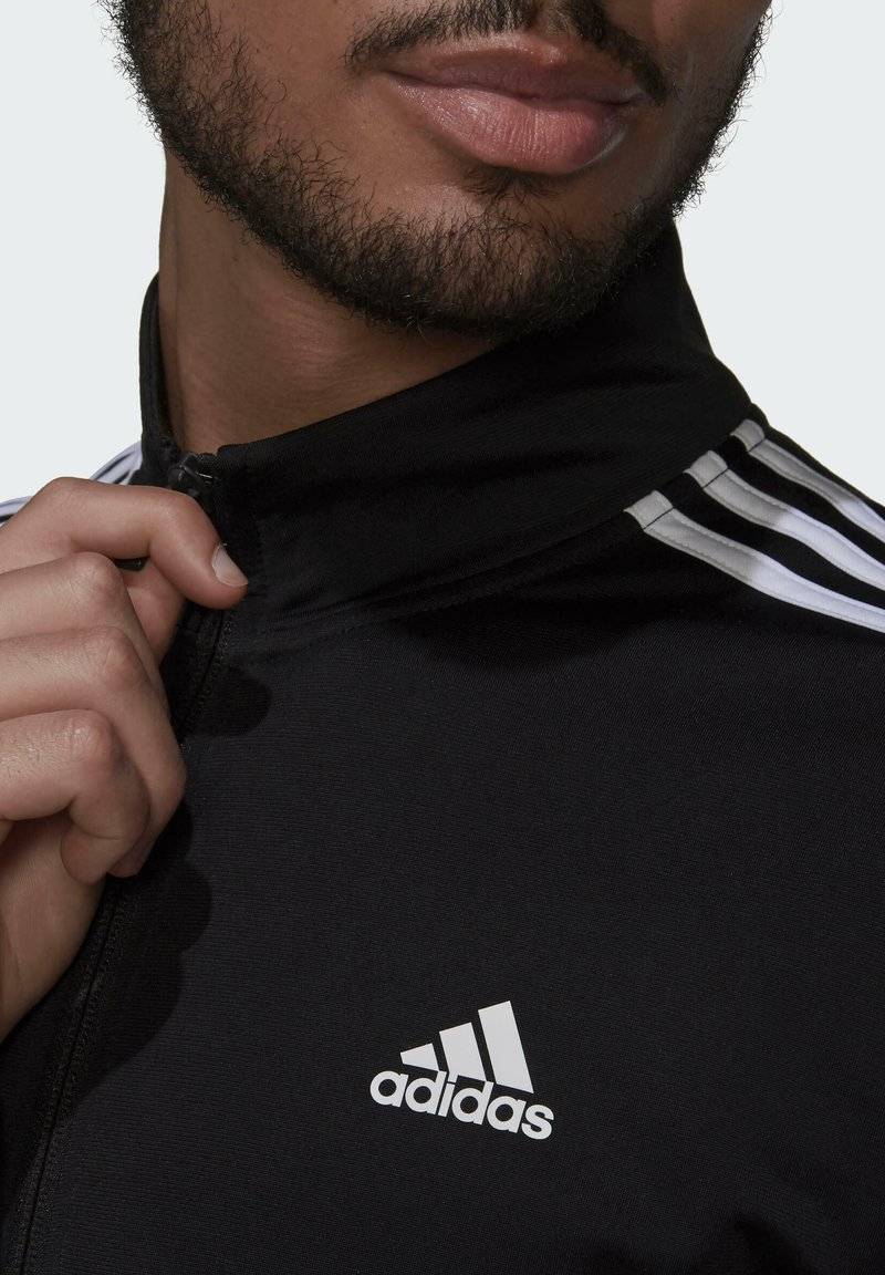 adidas Sportswear adidas Sportswear ESSENTIALS WARM-UP REGULAR 3-STRIPES - Training jacket - black Valentinstagsangebot