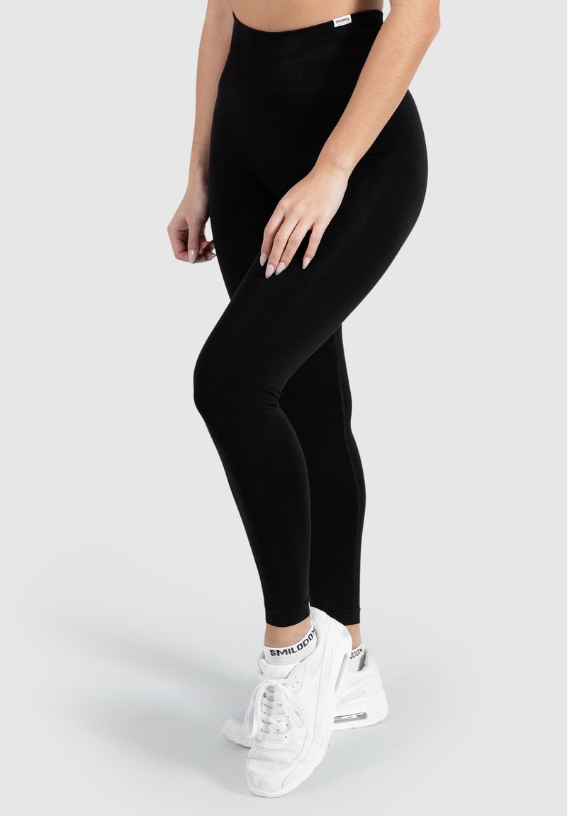 Smilodox Smilodox AMAZE SCRUNCH - Leggings - schwarz Lagerräumung