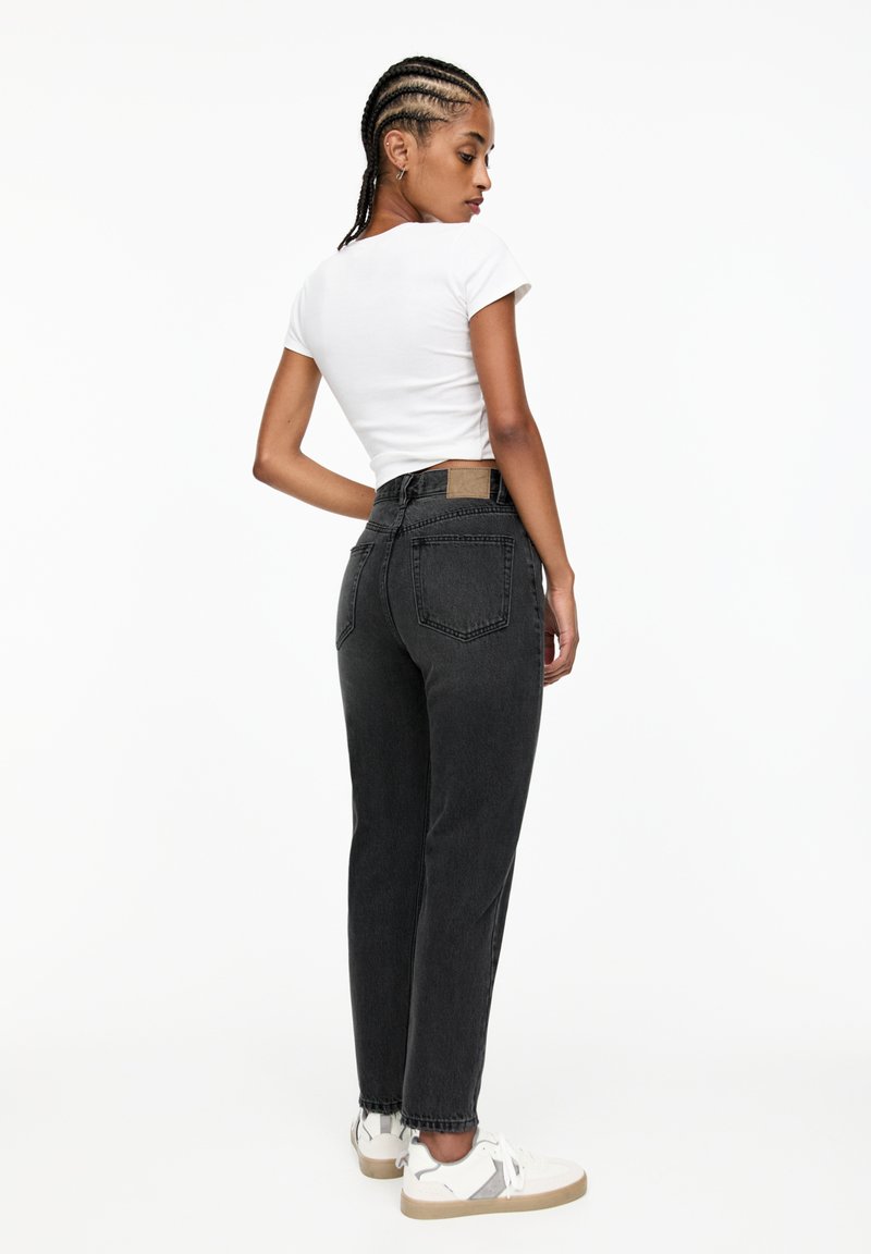 PULL&BEAR PULL&BEAR MOM - Slim fit jeans - dark grey Tägliche Deals