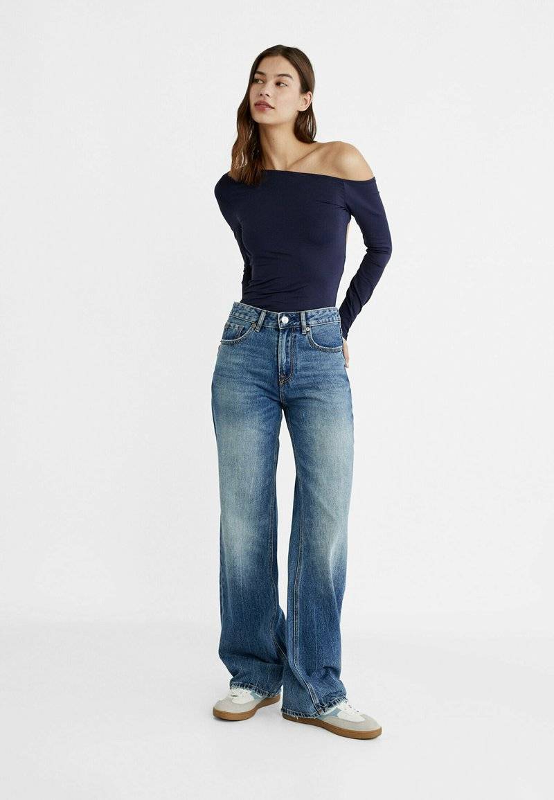 Stradivarius Stradivarius Straight leg jeans - blue Neueste Stile