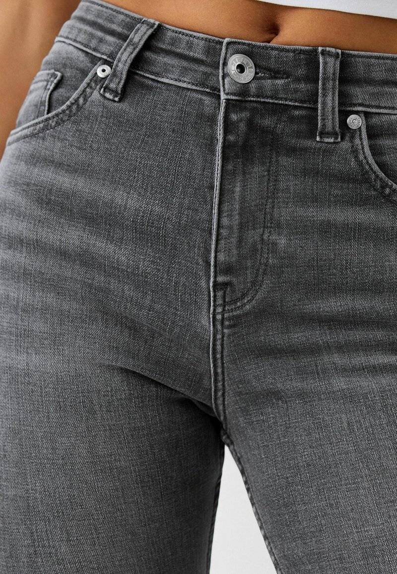 Bershka Bershka SUPER - Jeans Skinny Fit - mottled dark grey Nur für heute