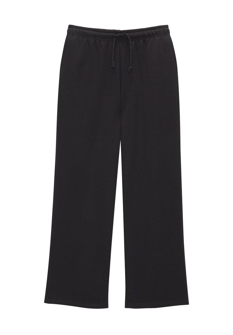 PULL&BEAR PULL&BEAR WIDE-LEG - Tracksuit bottoms - black Super Rabatt
