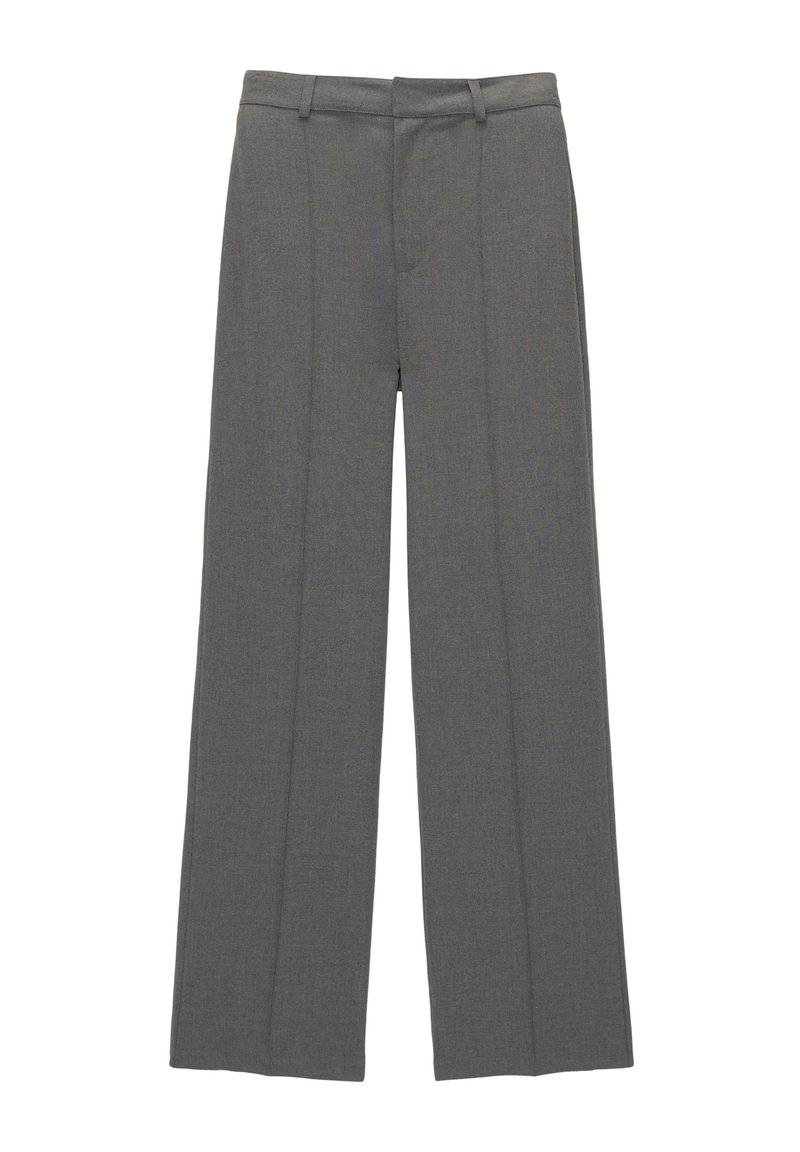 PULL&BEAR PULL&BEAR SMART SEAMED - Trousers - grey Riesige Rabatte