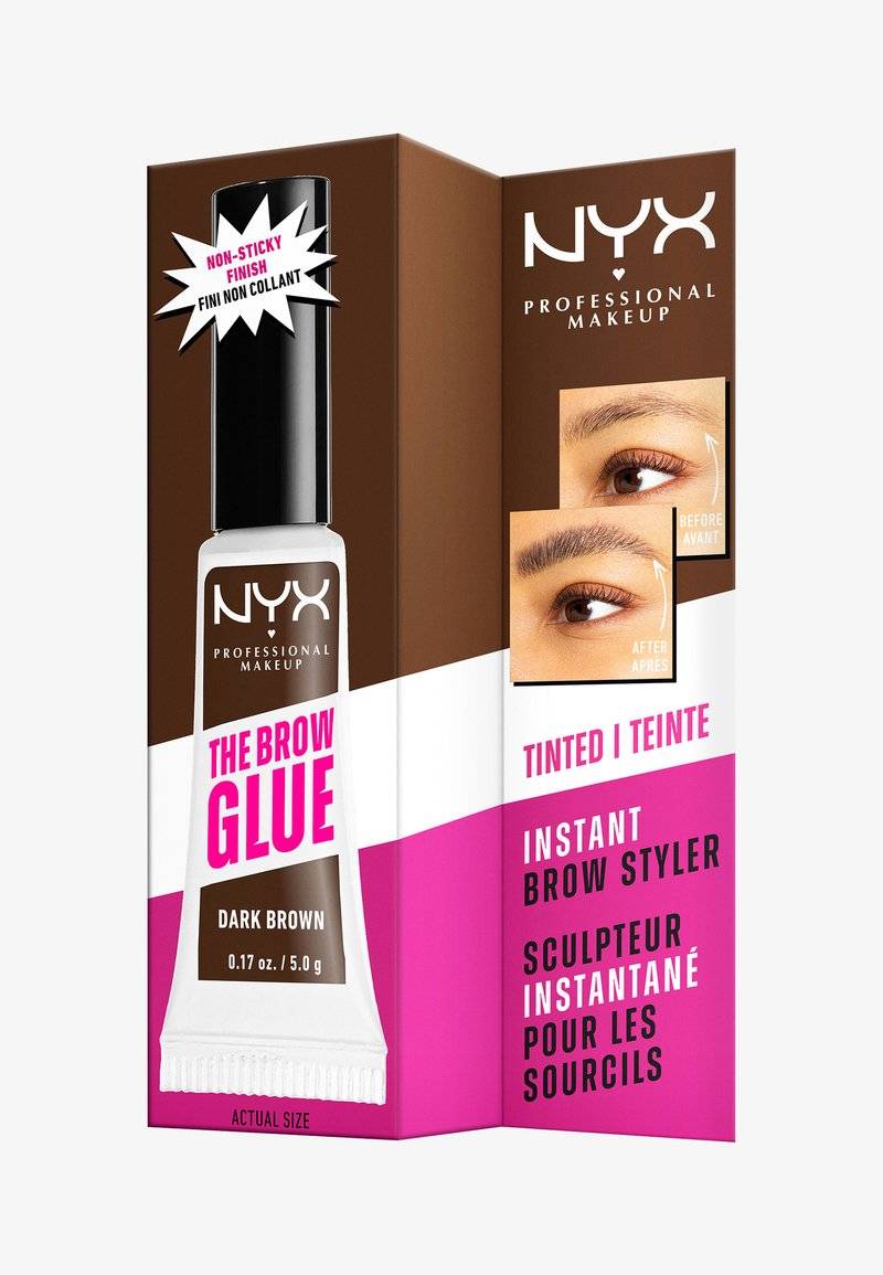 NYX Professional Makeup NYX Professional Makeup THE BROW GLUE INSTANT STYLER - Eyebrow gel - Cool Brown Im Verkauf