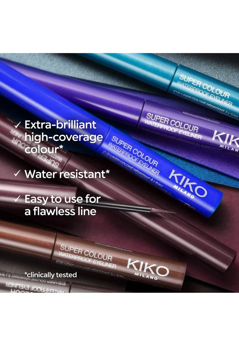 KIKO Milano KIKO Milano SUPER COLOUR WATERPROOF EYELINER - Eyeliner - 07 burgundy Rabatte dieses Monats