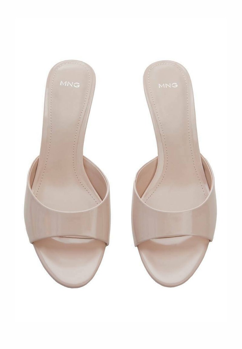 Mango Mango LOW - Heeled mules - nude Saisonschlussverkauf