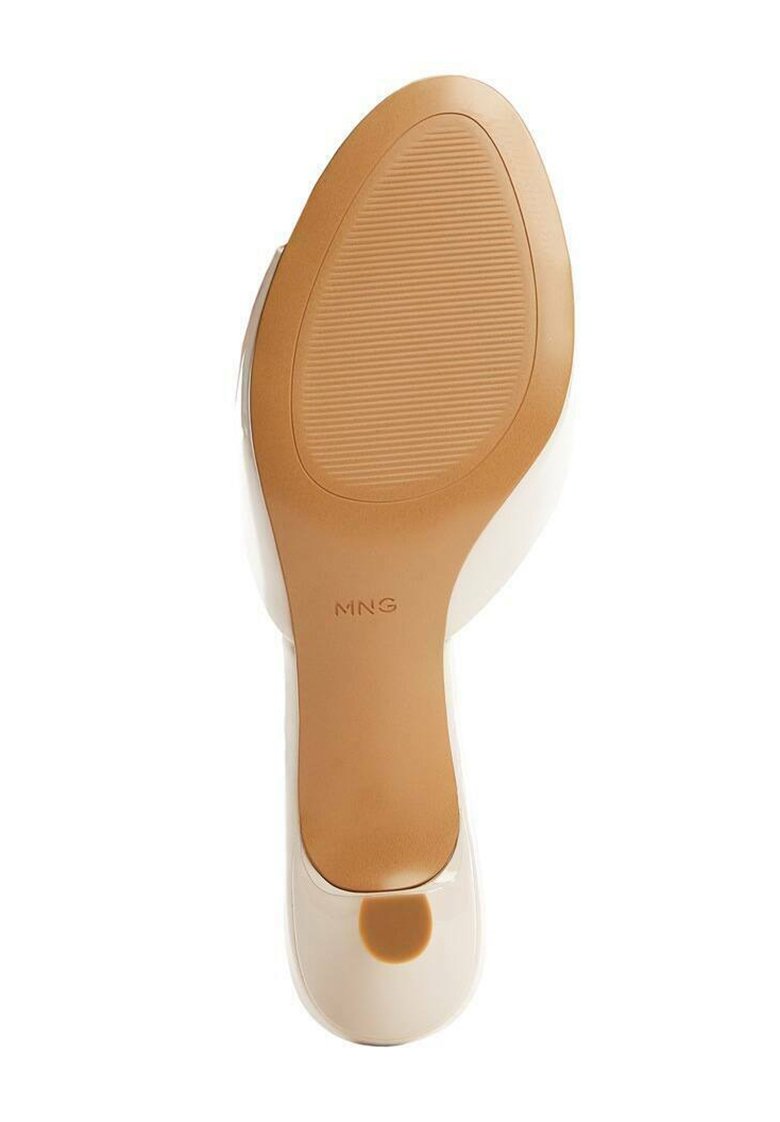 Mango Mango LOW - Heeled mules - nude Saisonschlussverkauf