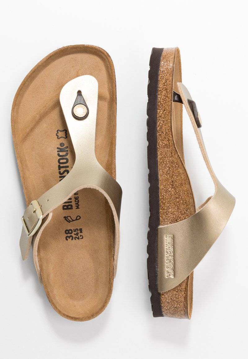 Birkenstock Birkenstock GIZEH BF REGULAR - Slippers - gold Black Friday