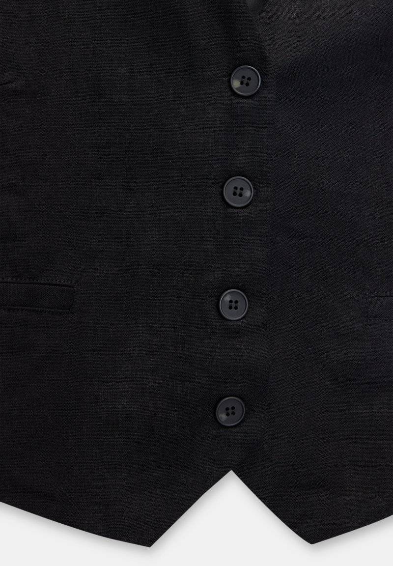 PULL&BEAR PULL&BEAR BASIC RUSTIC - Waistcoat - black Bis zu 65% Rabatt