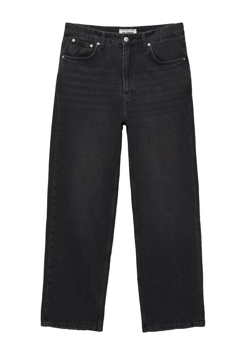 PULL&BEAR PULL&BEAR BAGGY FIT - Straight leg jeans - black Bis zu 55% Rabatt