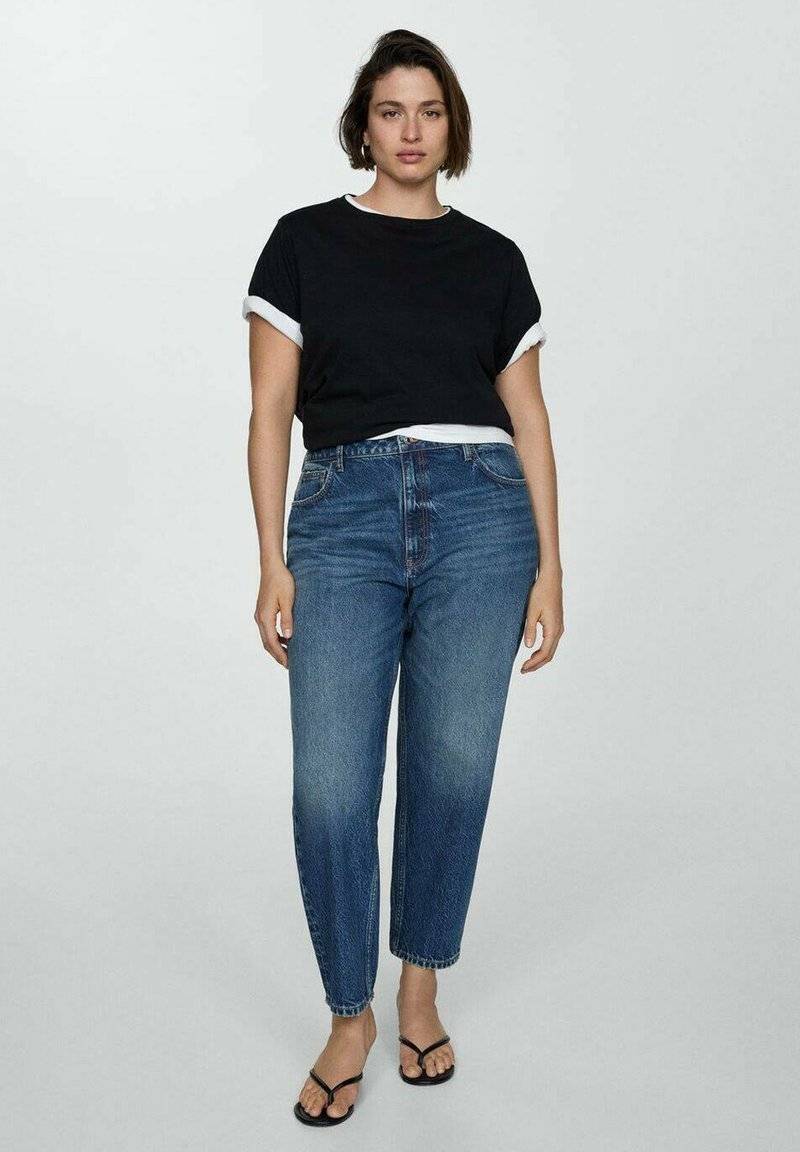 Mango Mango Relaxed fit jeans - bleu foncé Discount Store für neue Produkte